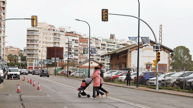 Nuevos semáforos en la avenida de Italia de Huelva