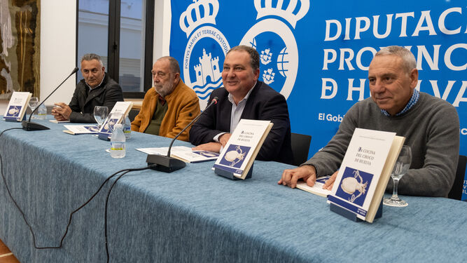 Presentación del libro en la Diputación de Huelva.