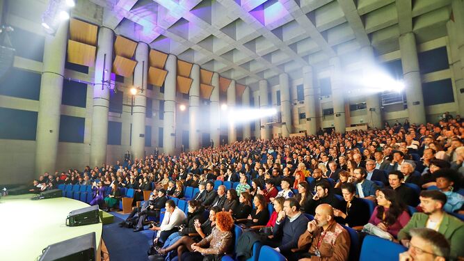 Auditorio de la Casa Colón durante la Gala inaugural del Festival de Cine Iberoamericano