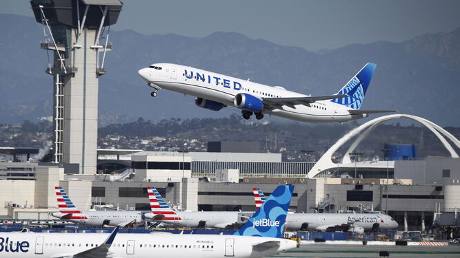 Un vuelo de la compañía United Airlines.
