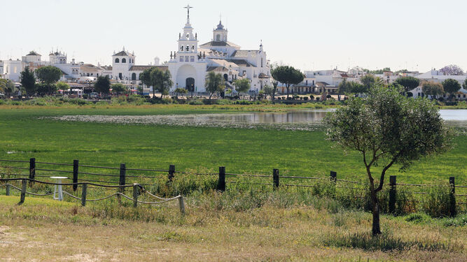 La ermita del Rocío.
