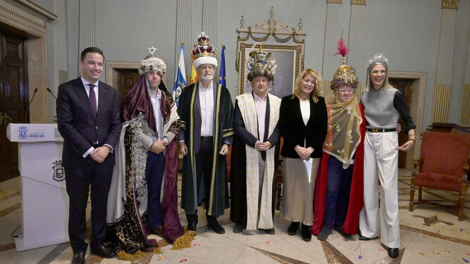 Coronación de los Reyes Magos de Huelva, en imágenes