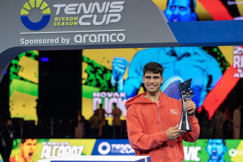 Las fotos del triunfo de Alcaraz sobre Djokovic