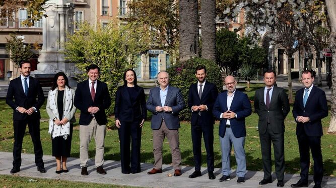 Nuevo equipo directivo de Caixabank en Andalucía