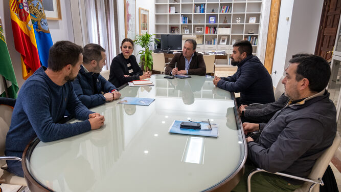 Reunión de David Toscano con representantes de Ánsares.