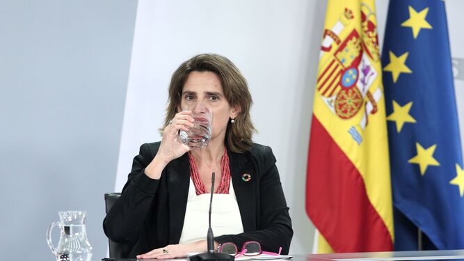 La vicepresidenta Teresa Ribera.