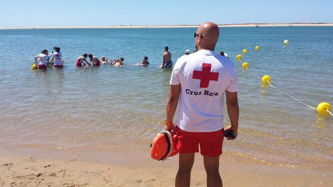 Voluntario de Cruz Roja.