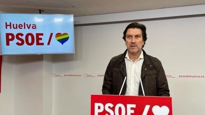 El parlamentario y portavoz de la PSOE, Enrique Gaviño.