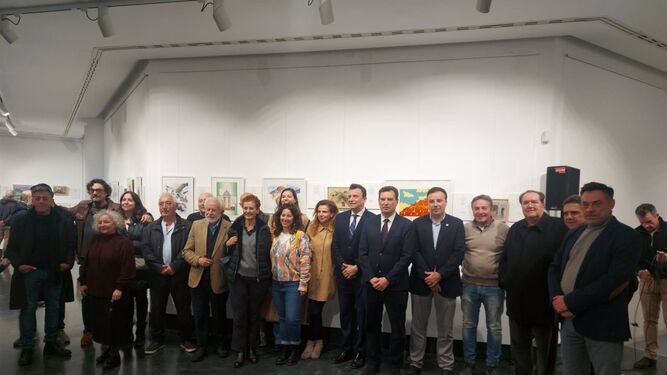 Inauguración de la exposición 'A poniente. Pueblos de Huelva'