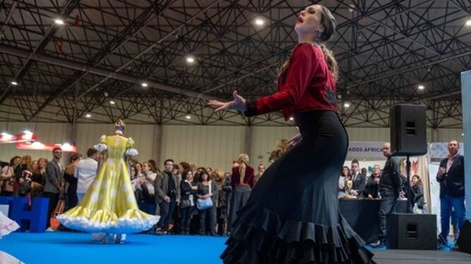 La moda flamenca onubense en Simof.