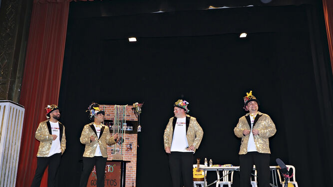 El cuarteto 'Los gorditos' pregonó al Carnaval de Ayamonte