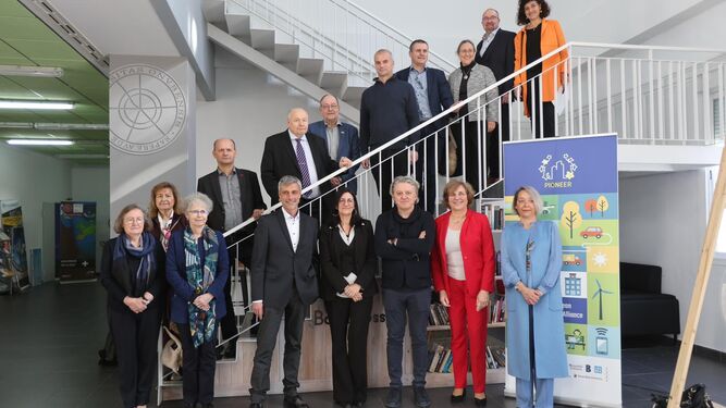 Los rectores de las diferentes universidades europeas en la UHU.