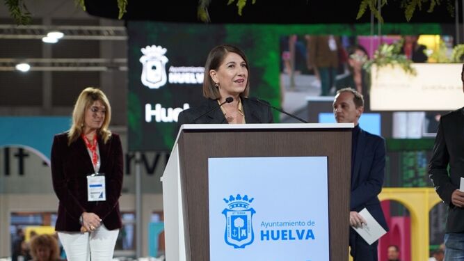 La delegada de Turismo en Huelva, Teresa Herrera