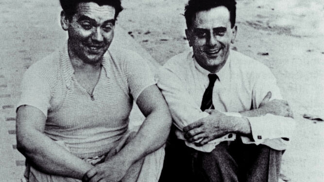 Miguel Pizarro junto a Federico García Lorca