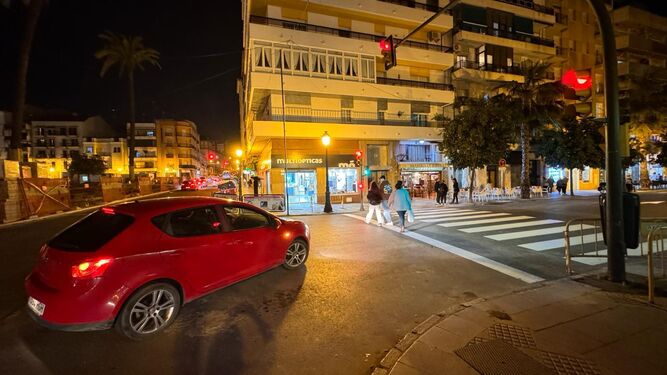 Los coches ya circulan en el nuevo sentido por las calles de La Merced