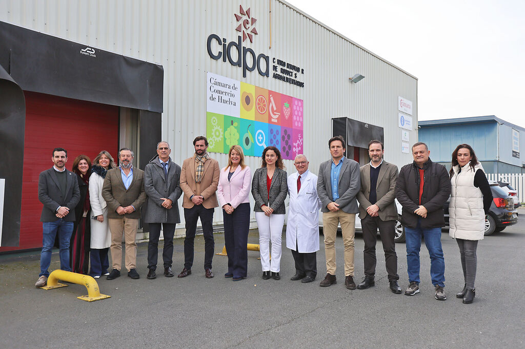 Im&aacute;genes de la visita a el Centro Innovador de Productos Agroalimentarios de la C&aacute;mara de Comercio de Huelva (Cidpa)