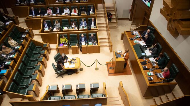 El Parlamento vasco, en el pleno celebrado esta semana.