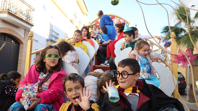 Los niños, grandes protagonistas del Carnaval de San Juan del Puerto.