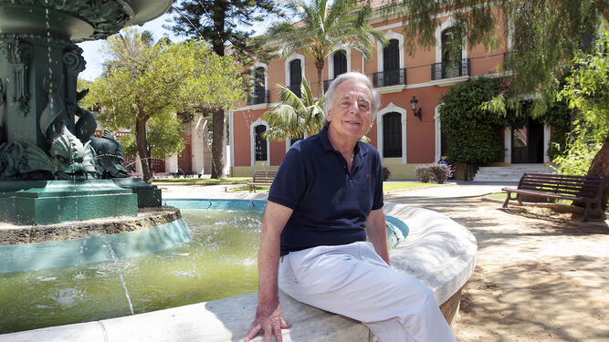 José Luis Ruiz, en una entrevista con Huelva Información cuando era director del Festival de Cine.