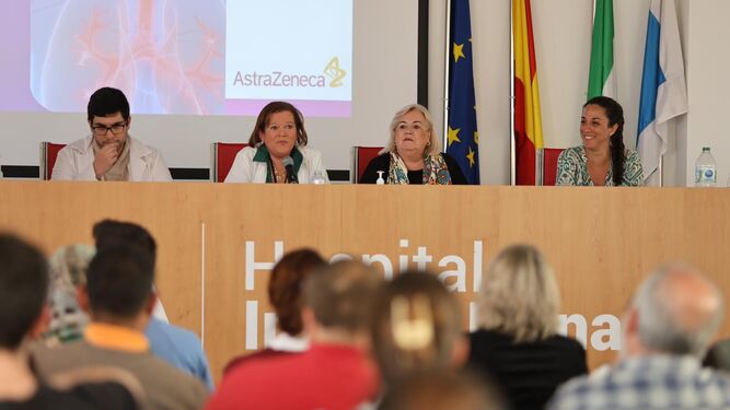 Sesión de este martes de la I Jornada Neumo-Alergológica en el hospital Infanta Elena.