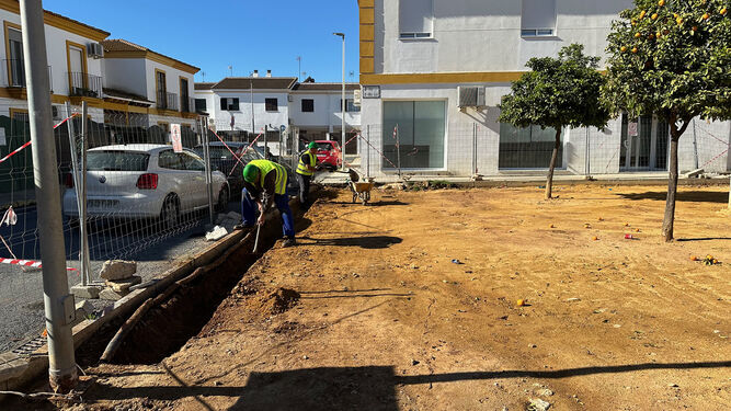 Estado actual de las obras en San Juan del Puerto.