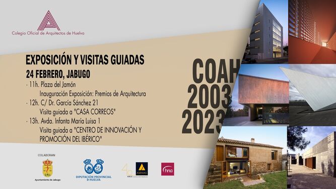 Cartel de la 'Exposición Premios de Arquitectura Coah 2003-2023'.