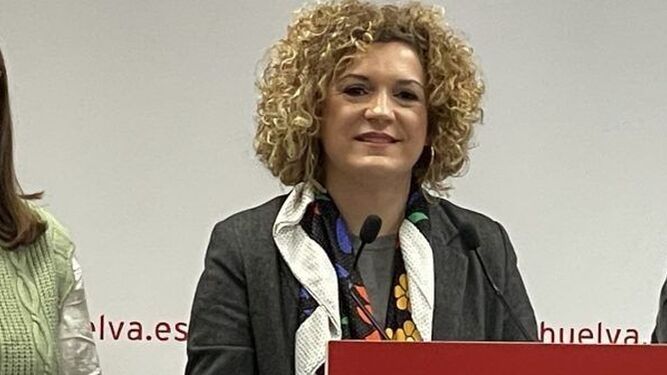La secretaria general del PSOE  de Huelva  y senadora, María  Eugenia  Limón .