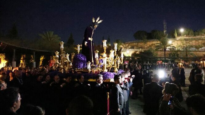 Vía Crucis oficial de la Semana Santa de Huelva, celebrado el pasado lunes.