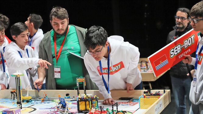 Alumnos de Huelva ganadores de la First Lego League