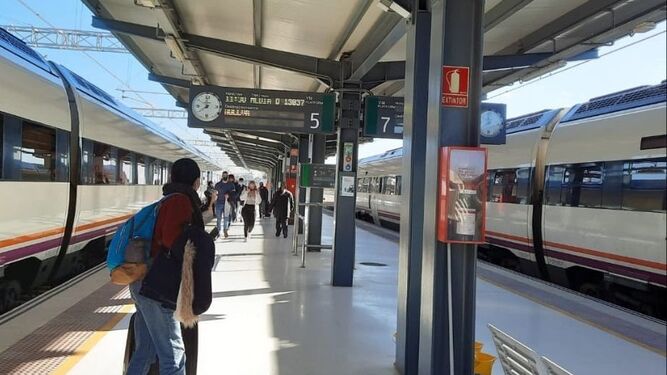 Estación de tren de Renfe en Huelva