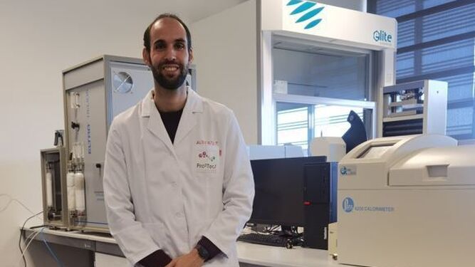 Uno de los investigadores de la Universidad de Huelva