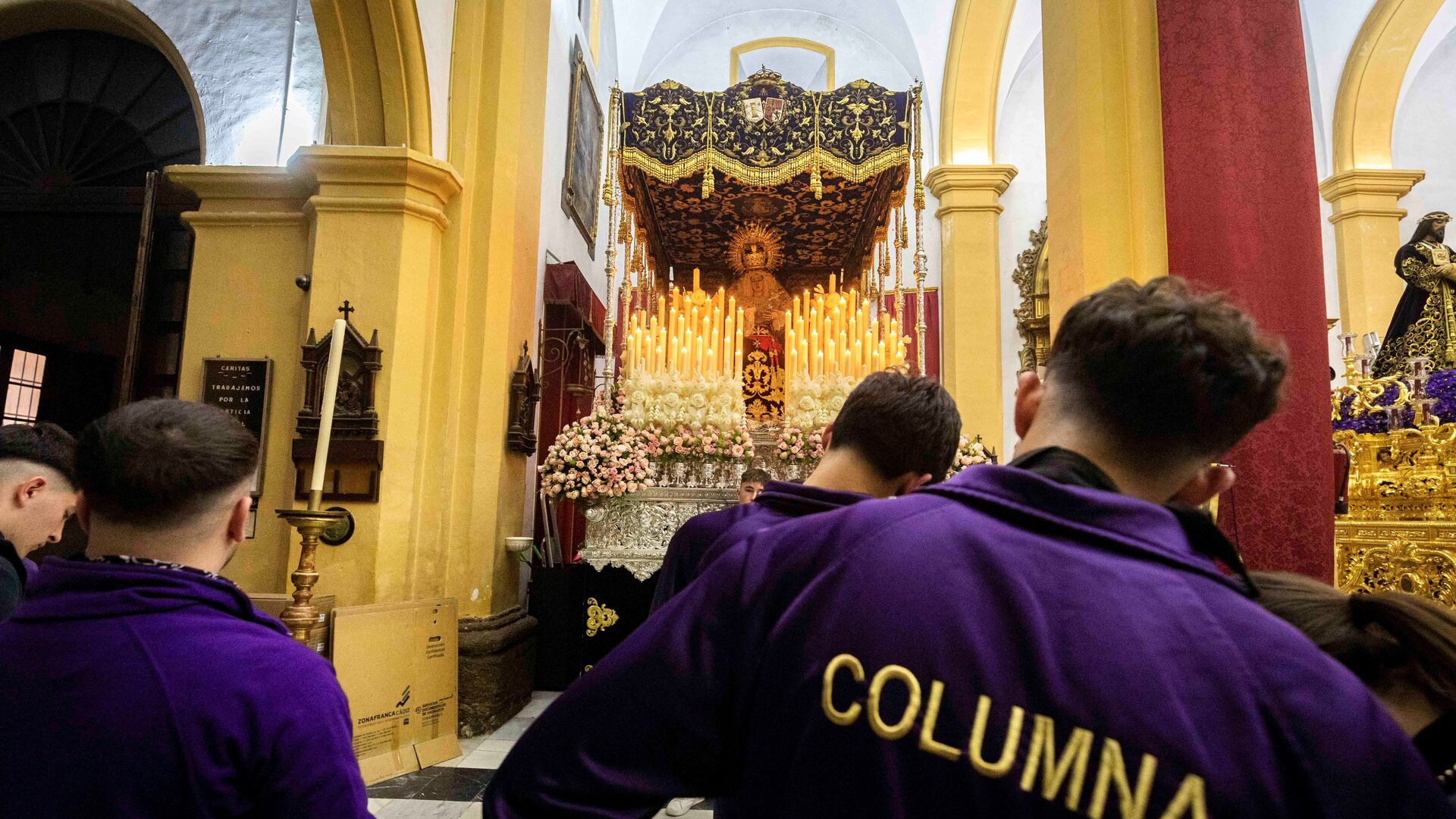 Las im&aacute;genes de Columna en la Semana Santa de San Fernando 2024