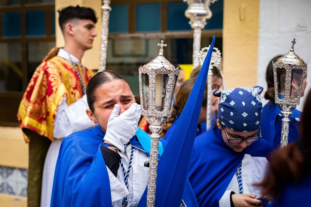 Las im&aacute;genes de Cristo Rey (Borriquita) en la Semana Santa de San Fernando 2024