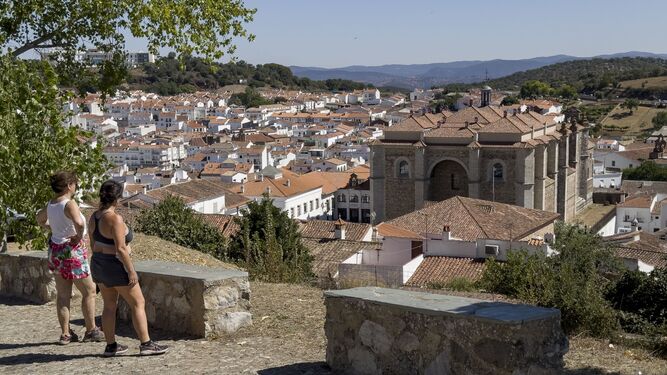 Vista de Aracena, en la provincia de Huelva.