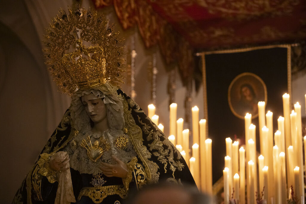 Las mejores im&aacute;genes del Jueves Santo en Huelva: Hermandad de los Jud&iacute;os