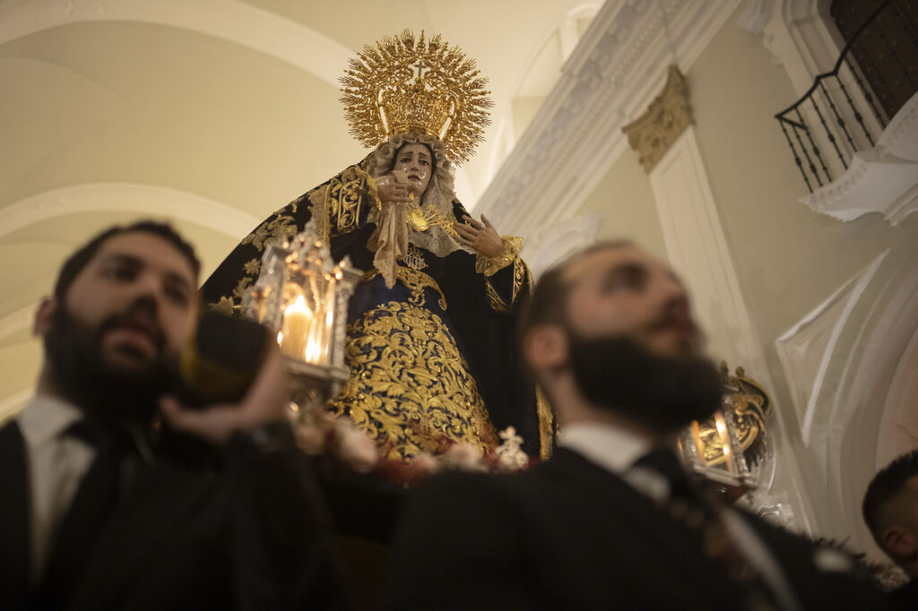 Las mejores im&aacute;genes del Jueves Santo en Huelva: Hermandad de los Jud&iacute;os