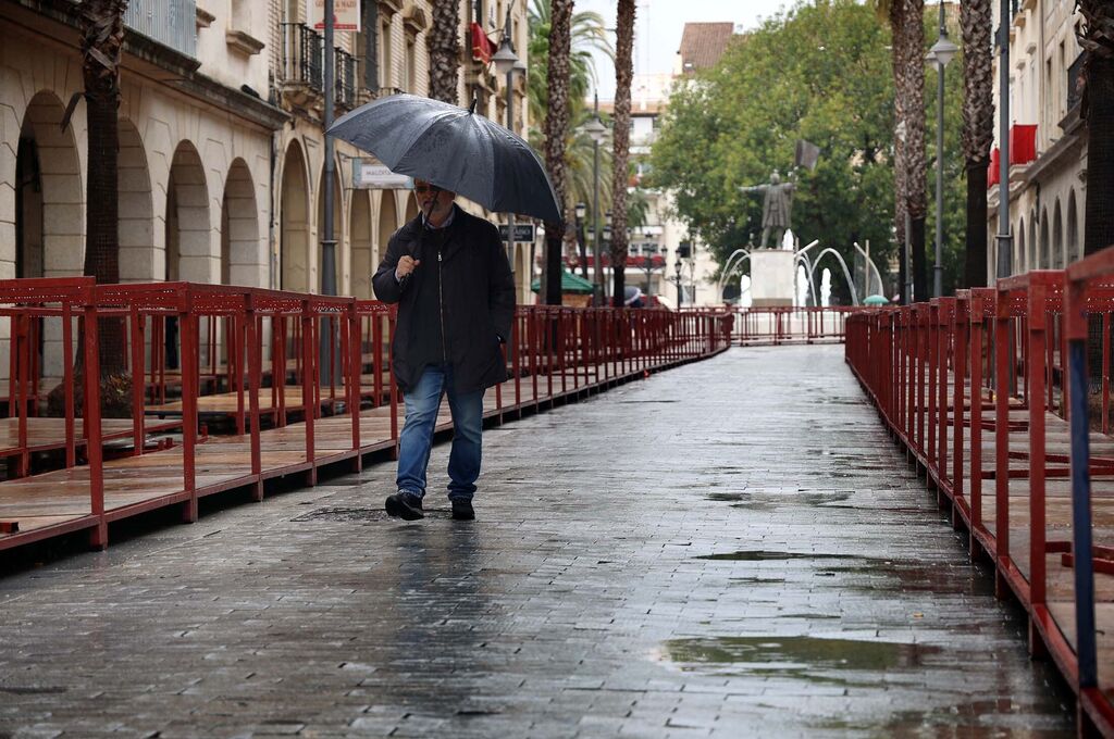 Im&aacute;genes del lluvioso s&aacute;bado 30 de marzo en Huelva