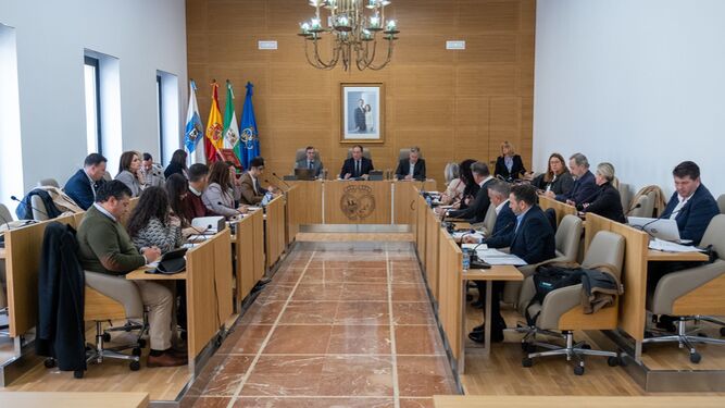 Último pleno celebrado en la Diputación Provincial de Huelva.