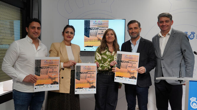 Presentación del Campeonato de Andalucía de Baloncesto Adaptado en Diputación.