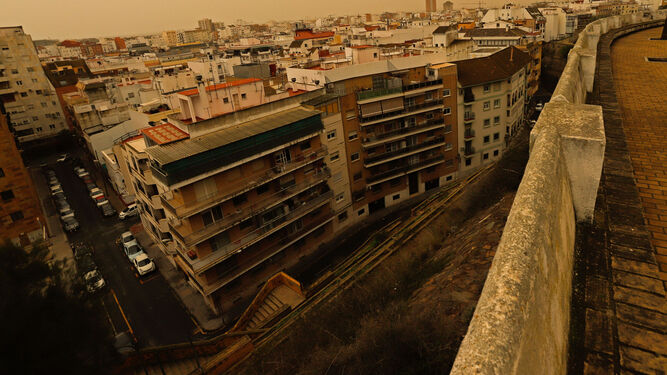 Calima en Huelva, en una imagen de archivo.