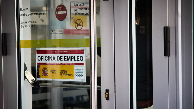 Una oficina de empleo de Málaga.