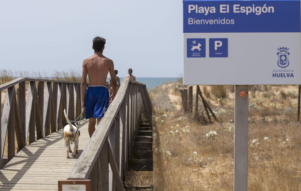 Playa El Espig&oacute;n (Huelva capital)